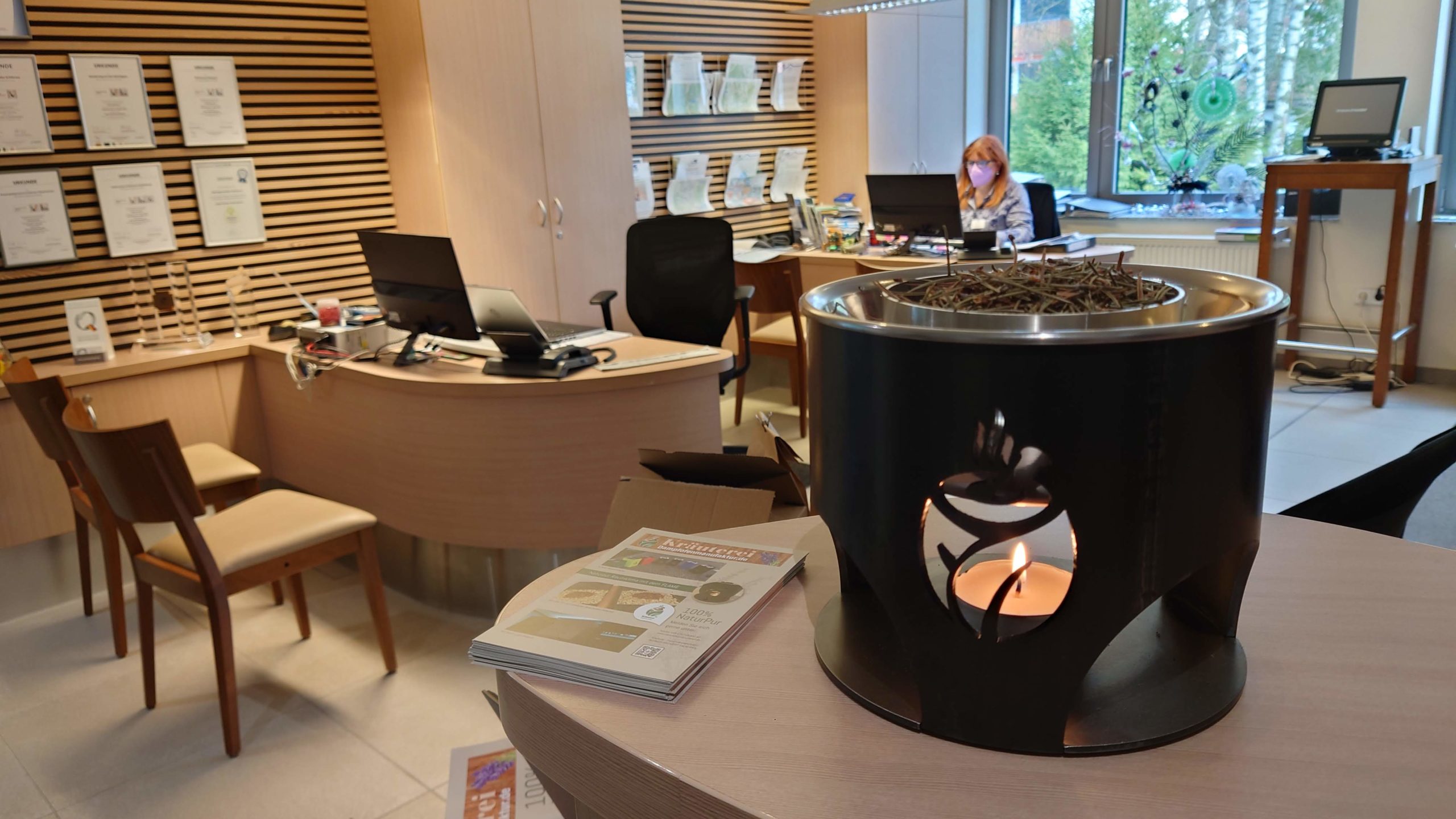 Flame in der Gäste-Information Schliersee (c) Judith Weber - Kopie